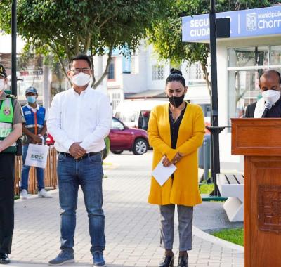Municipalidad de Chorrillos pone en funcionamiento módulo de seguridad ciudadana en Parque Virgen de Guadalupe 